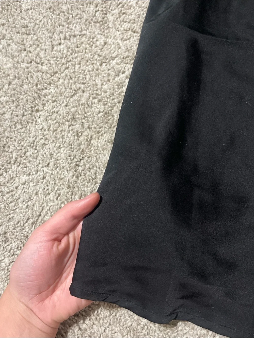 Women's Black Maxi Skirt with Smooth A-Line Silhouette